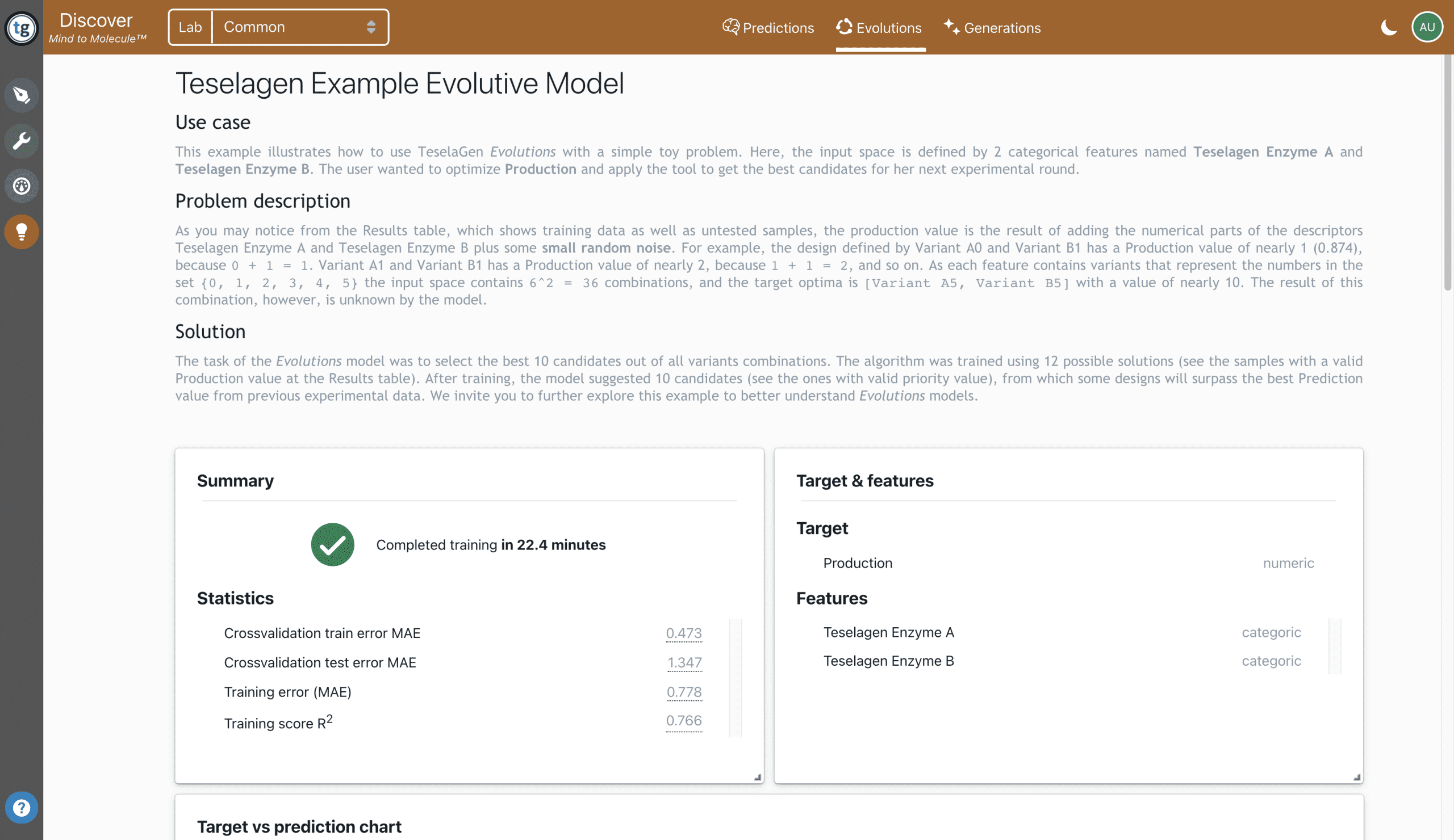 AI model deployment interface