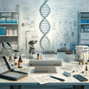 Laboratory setup for a site-directed mutagenesis process