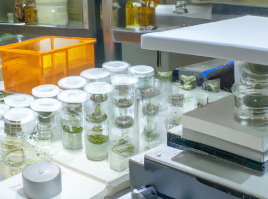 Bioproduct manufacturing in a reasearch laboratory