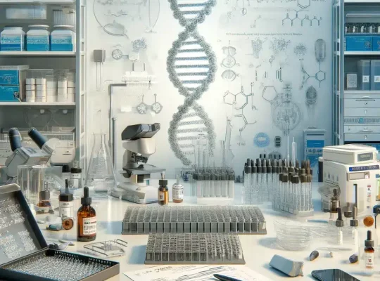 Laboratory setup for a site-directed mutagenesis process