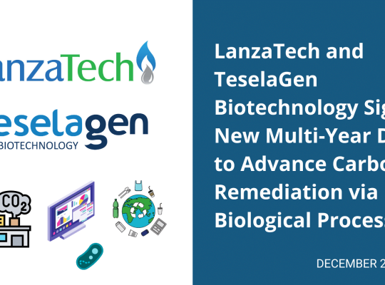 Lanzatech and TeselaGen Press Release Synthetic Biology